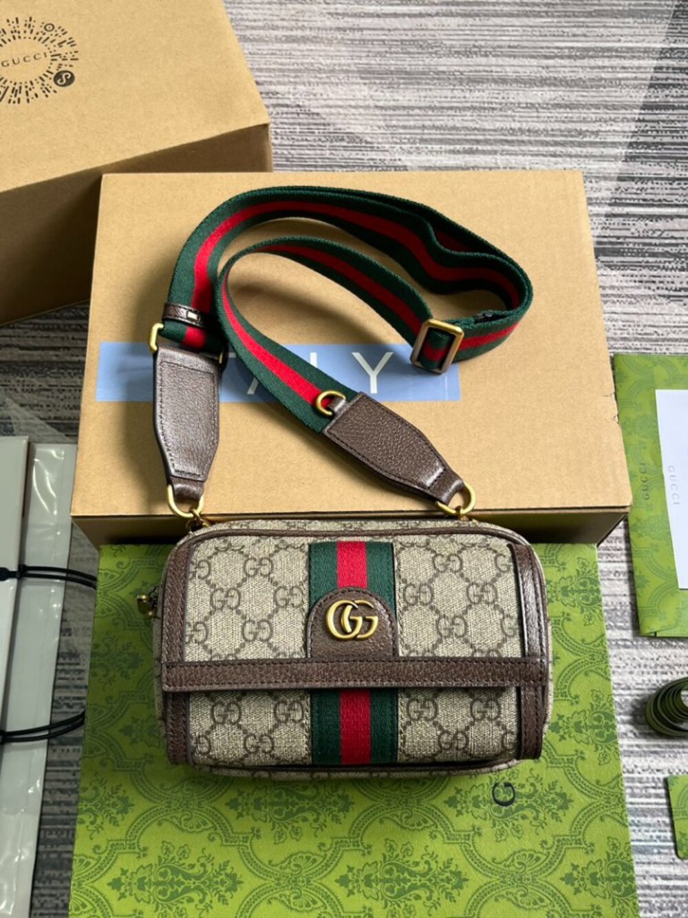Gucci 746308 96IWT Ophidia GG